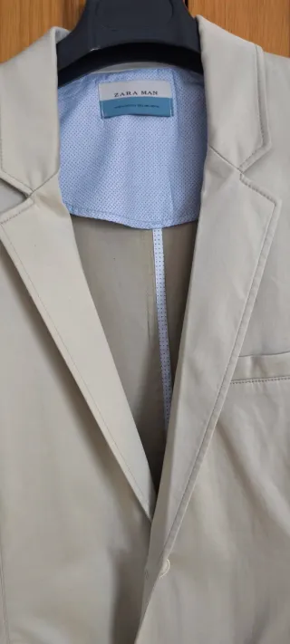 Chaqueta Zara Hombre Talla L Beige
