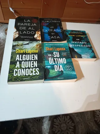5 libros Shari Lapena (Español) precio por todos
