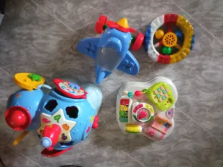 Lote Juguetes Bebé Elefante y mesa actividades