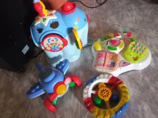 Lote Juguetes Bebé Elefante y mesa actividades