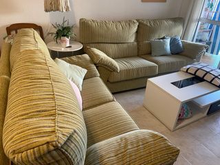 Sofás 3 y 2 plazas tela