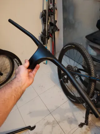 Manillar Integrado BTT Carbono