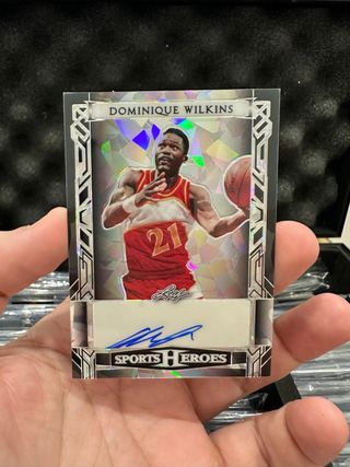 Carta Dominique Wilkins /39 AUTO