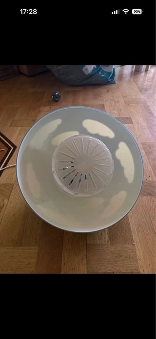 Lampadario cameretta azzurro con nuvole