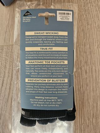 Calcetines Lems Barefoot Talla Única Negros