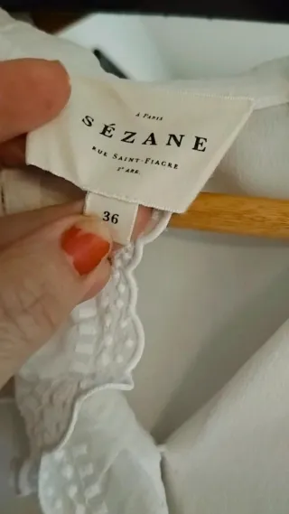 Blusa Sezane Blanca
