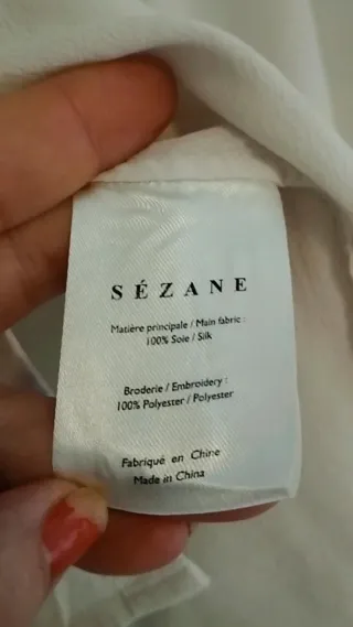 Blusa Sezane Blanca