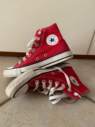 Converse All Star Rosse Donna n. 36