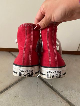 Converse All Star Rosse Donna n. 36