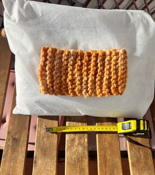 Cuello-braga, unisex-tejido a mano de oveja merina