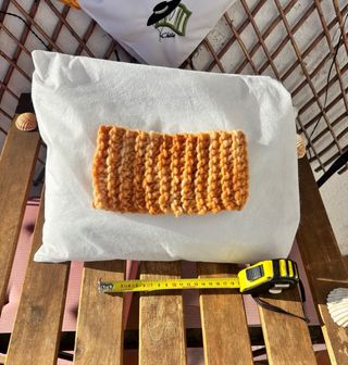 Cuello-braga, unisex-tejido a mano de oveja merina