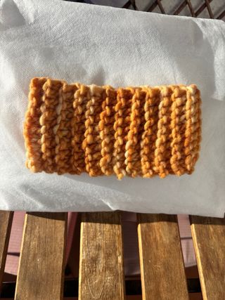 Cuello-braga, unisex-tejido a mano de oveja merina