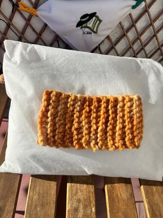 Cuello-braga, unisex-tejido a mano de oveja merina