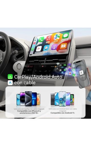 Adaptador Inalámbrico OTTOCAST USB C CarPlay
