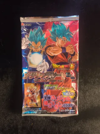 Dragon Ball Z Metallic Sheet Gum