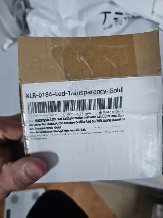 Luz trasera LED roja