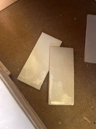 Azulejos beige brillo estilo vintage