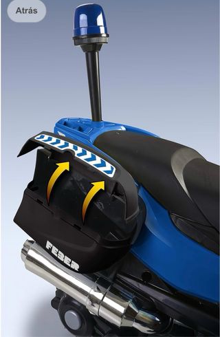 Moto Policía Infantil Eléctrica FEBER