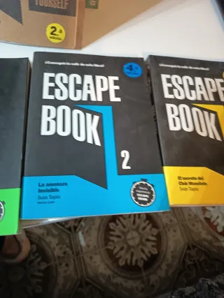 Lote 3 Libros Escape Book