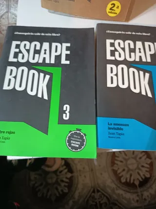 Lote 3 Libros Escape Book
