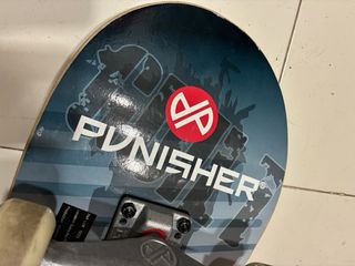 Skate Punisher con diseño de oso punky