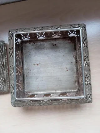 Joyero Metálico Vintage Filigrana