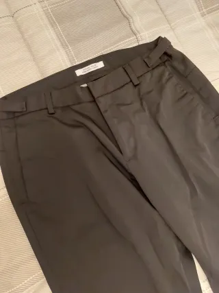 Pantaloni sigaretta Calvin Klein Neri