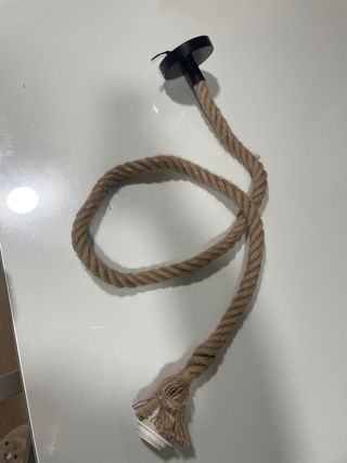 Lámpara de techo con cuerda