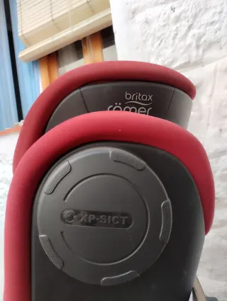 Silla Coche Britax Römer 2/3 Roja, Isofix.