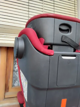Silla Coche Britax Römer 2/3 Roja, Isofix.