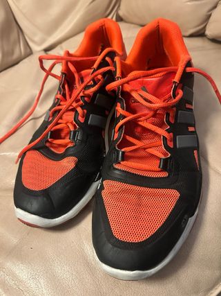 Zapatillas Adidas Running Negras Naranja