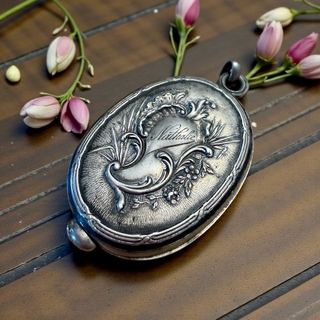 Gioiello antico argento Art Nouveau Nathalie