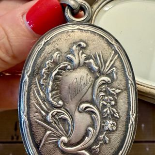 Gioiello antico argento Art Nouveau Nathalie