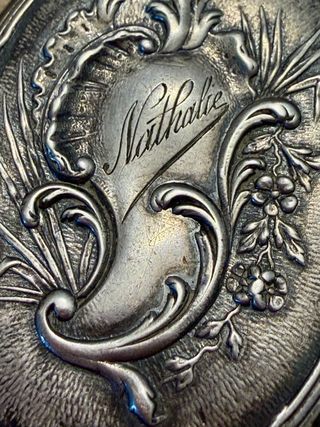 Gioiello antico argento Art Nouveau Nathalie