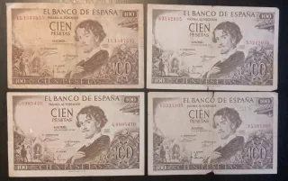 Billete 100 pesetas España 1965