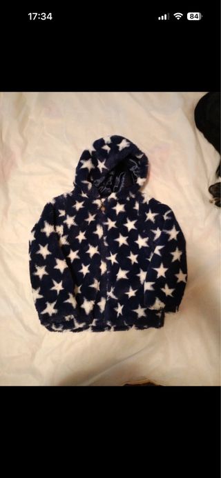 Giubbino bambina stelle blu