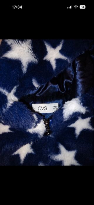 Giubbino bambina stelle blu