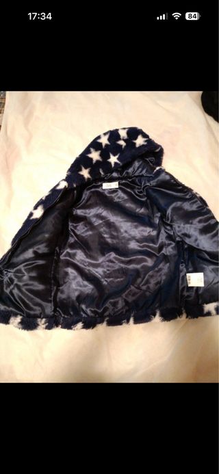 Giubbino bambina stelle blu