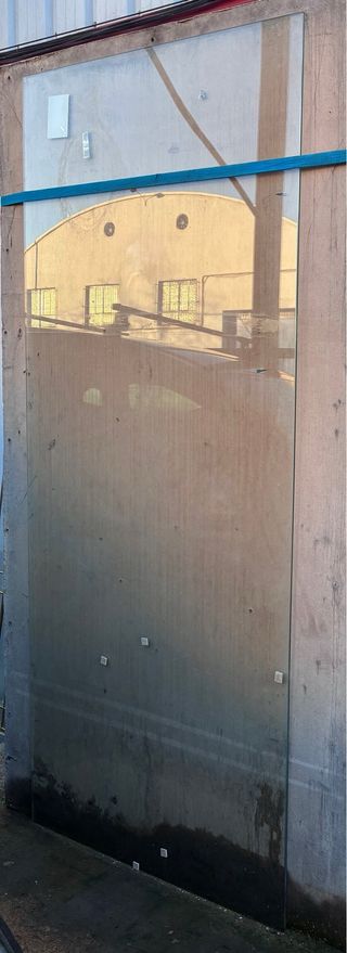 Hoja de vidrio templado transparente