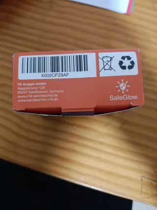 1 Baliza V16 SOS para motocicleta .