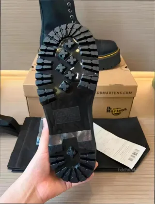 Botas Dr. Martens Piel Guijarro Negra