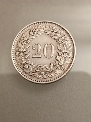 20 céntimos Suiza 1939