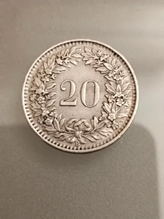 20 céntimos Suiza 1939