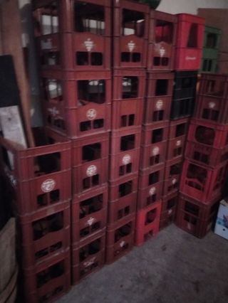 Cassa plastica per 6 bottiglioni