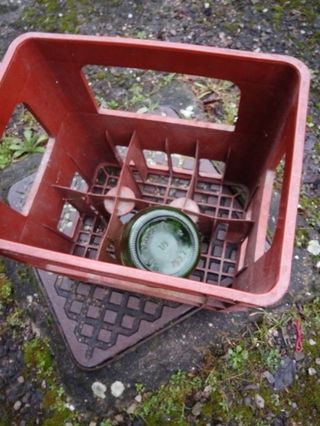 Cassa plastica per 6 bottiglioni