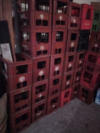 Cassa plastica per 6 bottiglioni