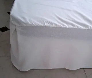 Cubre canapé o cubre somier  90x200 color crudo
