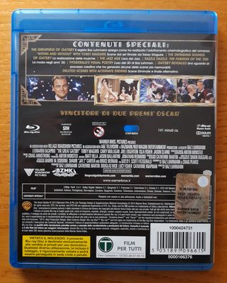 Il Grande Gatsby blu ray (2013)