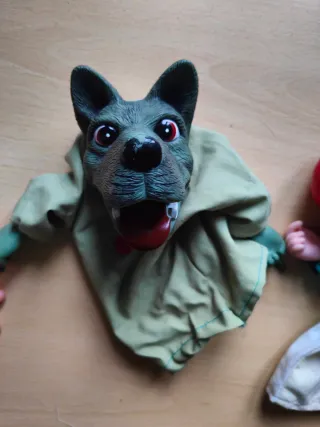 Lote de 6 marionetas de mano