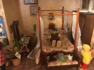 Casa de muñecas amueblada